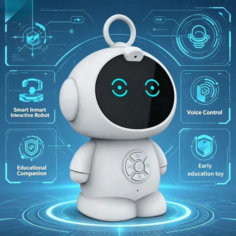 Kids Educational Game - スマートAIロボット WiFi対応 幼児教育玩具 子供向け 音声認識＆音声インタラクティブ教育学習機