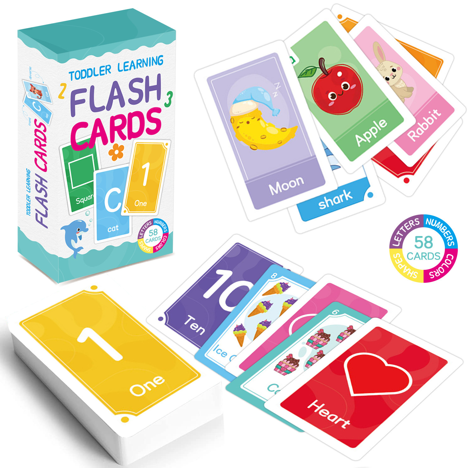 58 個 ABC アルファベットフラッシュカードモンテッソー - Kids Educational Game のレビューと価格