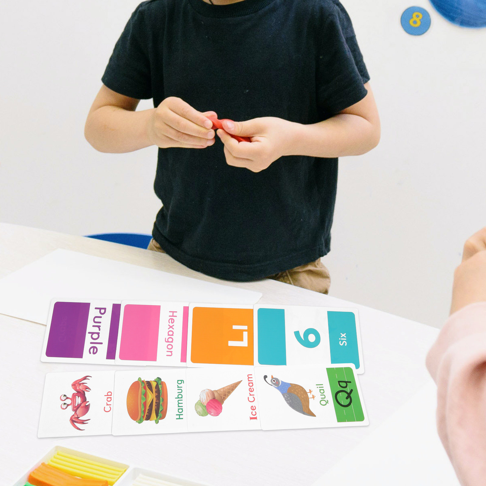 58枚入り、子供向けの早期教育用フラッシュカード。両面に異な - Kids Education Design のレビューと価格