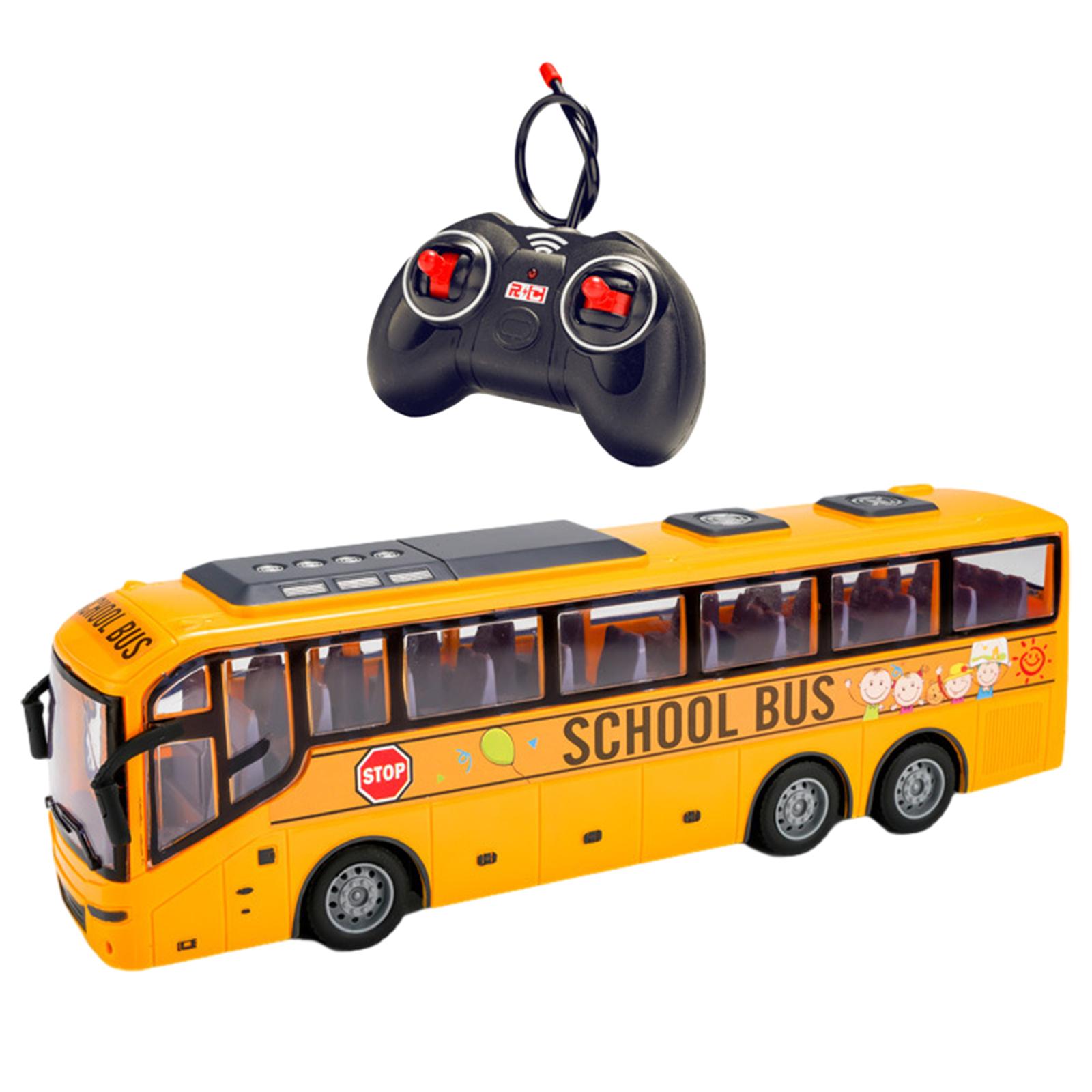 リアルなライトとゴムタイヤを備えたリモコンバス 子供向け教育 - Kids Education Channel のレビューと価格