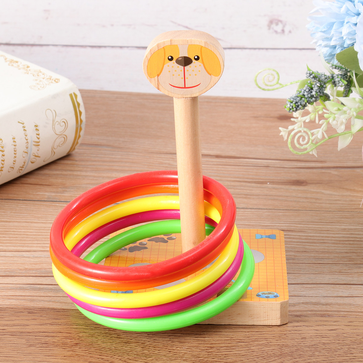 木製の動物モチーフのリング投げゲーム。男の子にも女の子にも。 - Kids Educational Game のレビューと価格