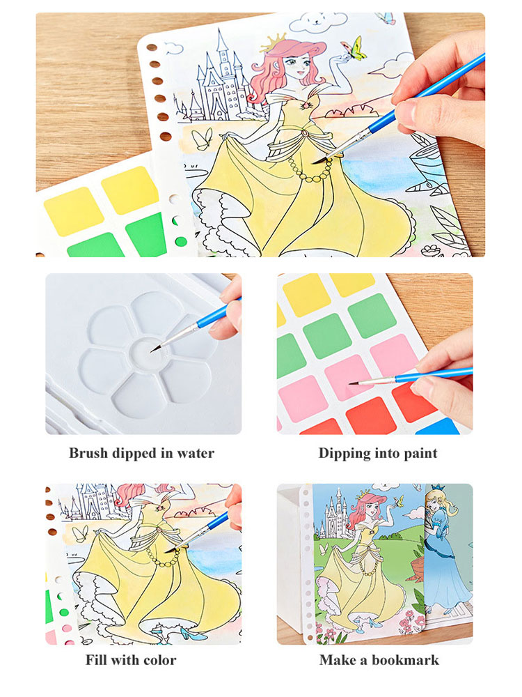 DIY 絵画ステッカークラフトおもちゃ子供アート女の子突くプ - Kids Education Material のレビューと価格