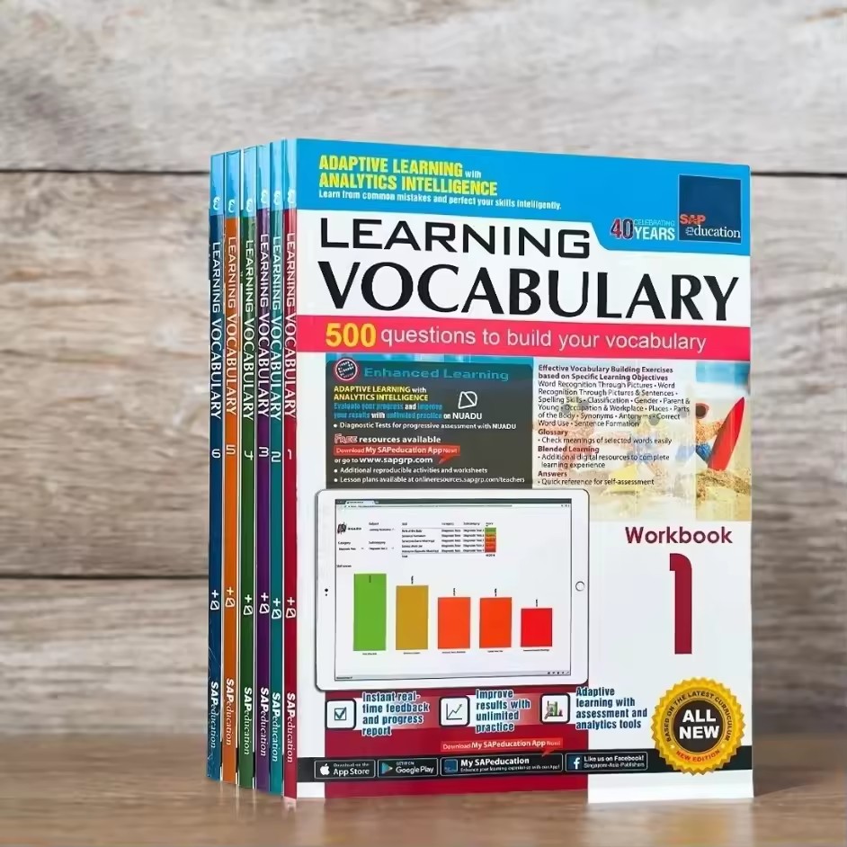 Sap Education 1～6年生向け英語語彙ワークブッ - Kids Education In Singapore のレビューと価格
