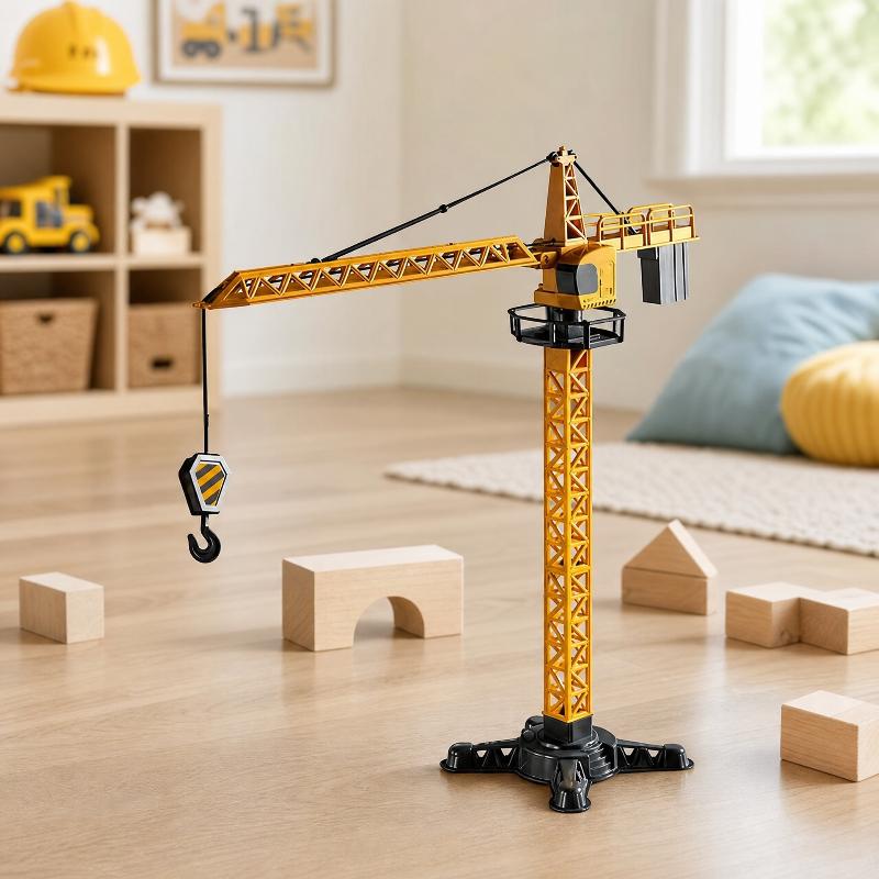 タワークレーンおもちゃ。建設工学を模した回転式のタワー模型。 - Kid Educational のレビューと価格