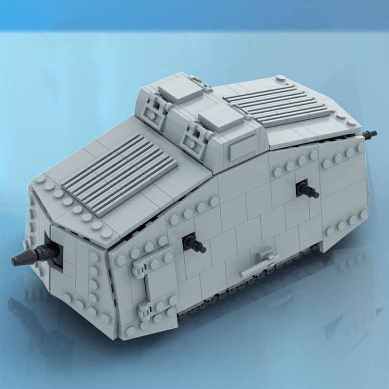 ドイツ軍A7V戦車組み立てブロックセット MK IV戦車兵士 - Kids Education In Germany のレビューと価格
