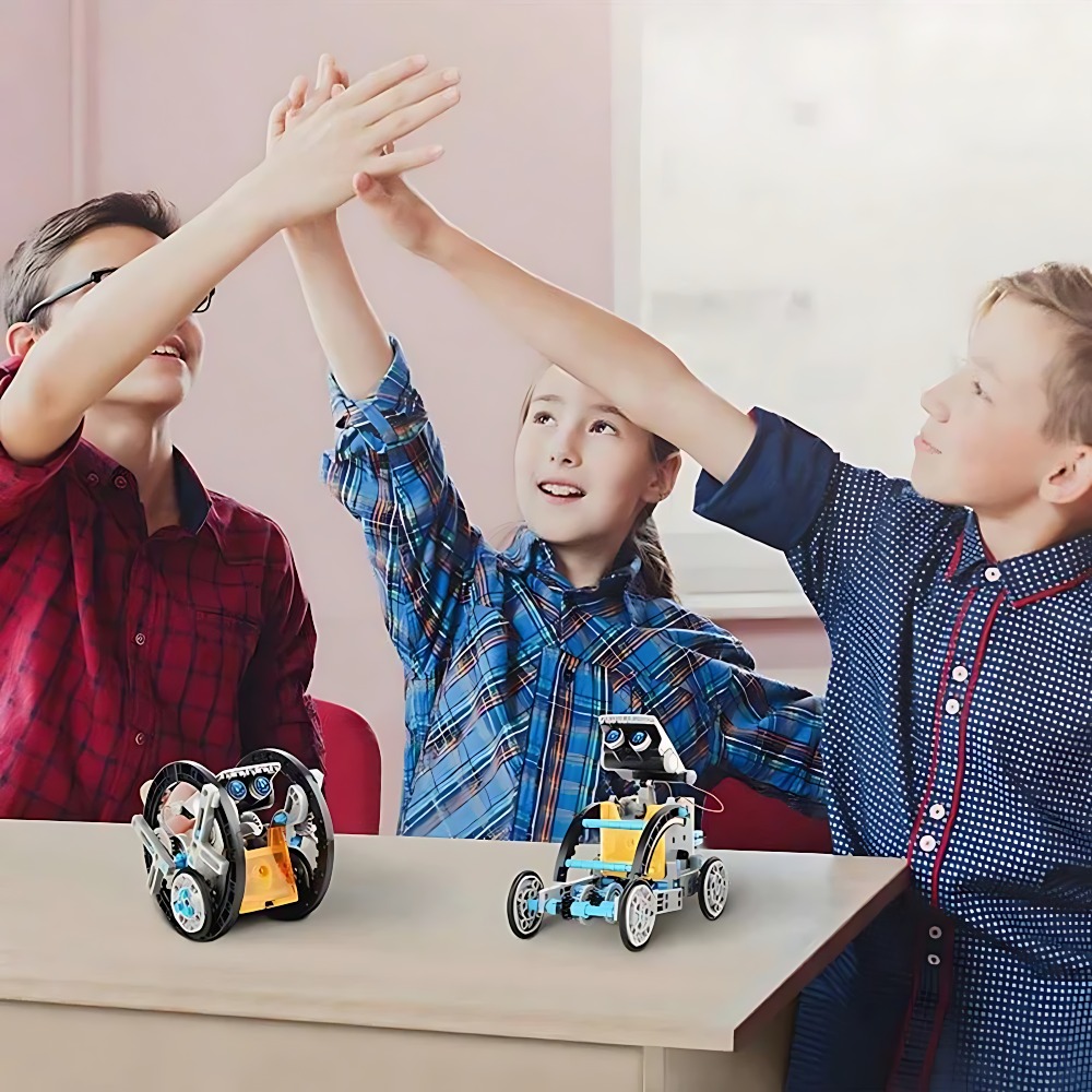 ソーラーロボットビルディングブロック 12 in 1 科学実 - Kids Education Material のレビューと価格