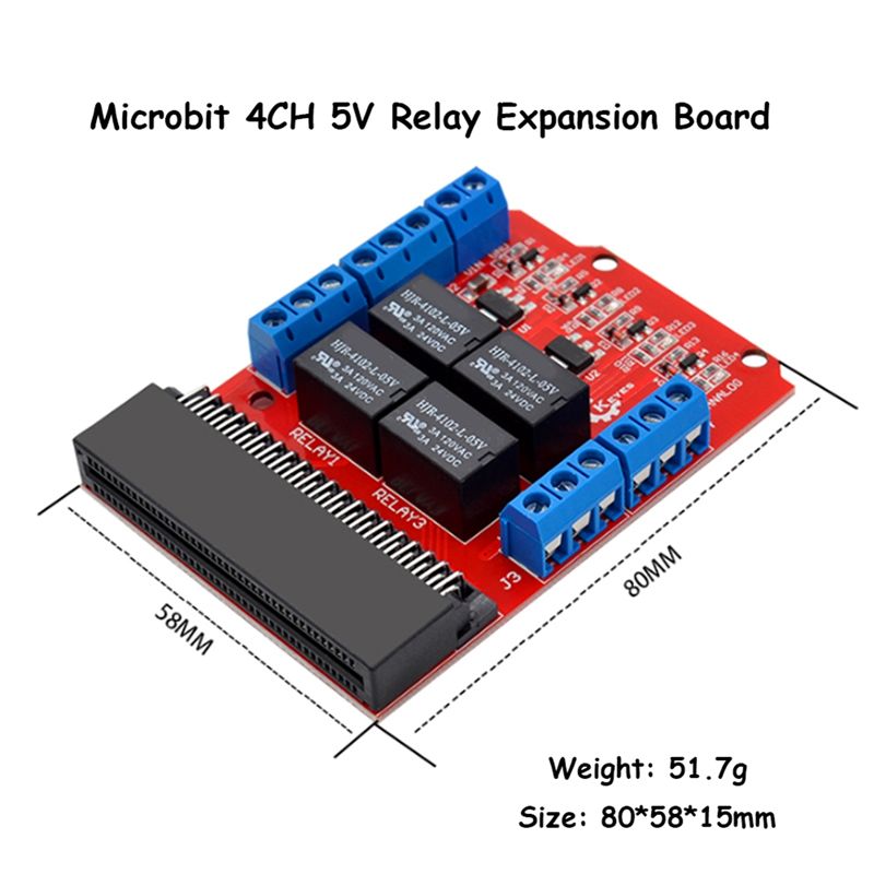 A40I Microbit 4 チャンネルリレーモジュールシ - Kids Education Channel のレビューと価格