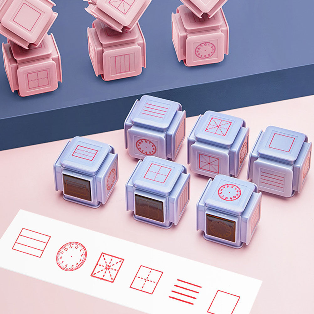 子供向けの教育用スタンプ。6面デザインで軽量、持ち運びも簡単 - Kids Education Design のレビューと価格