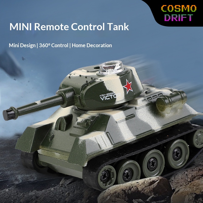 ミニリモコンタンク 4 チャンネルワイヤレス充電式軍事モデル - Kids Education Channel のレビューと価格
