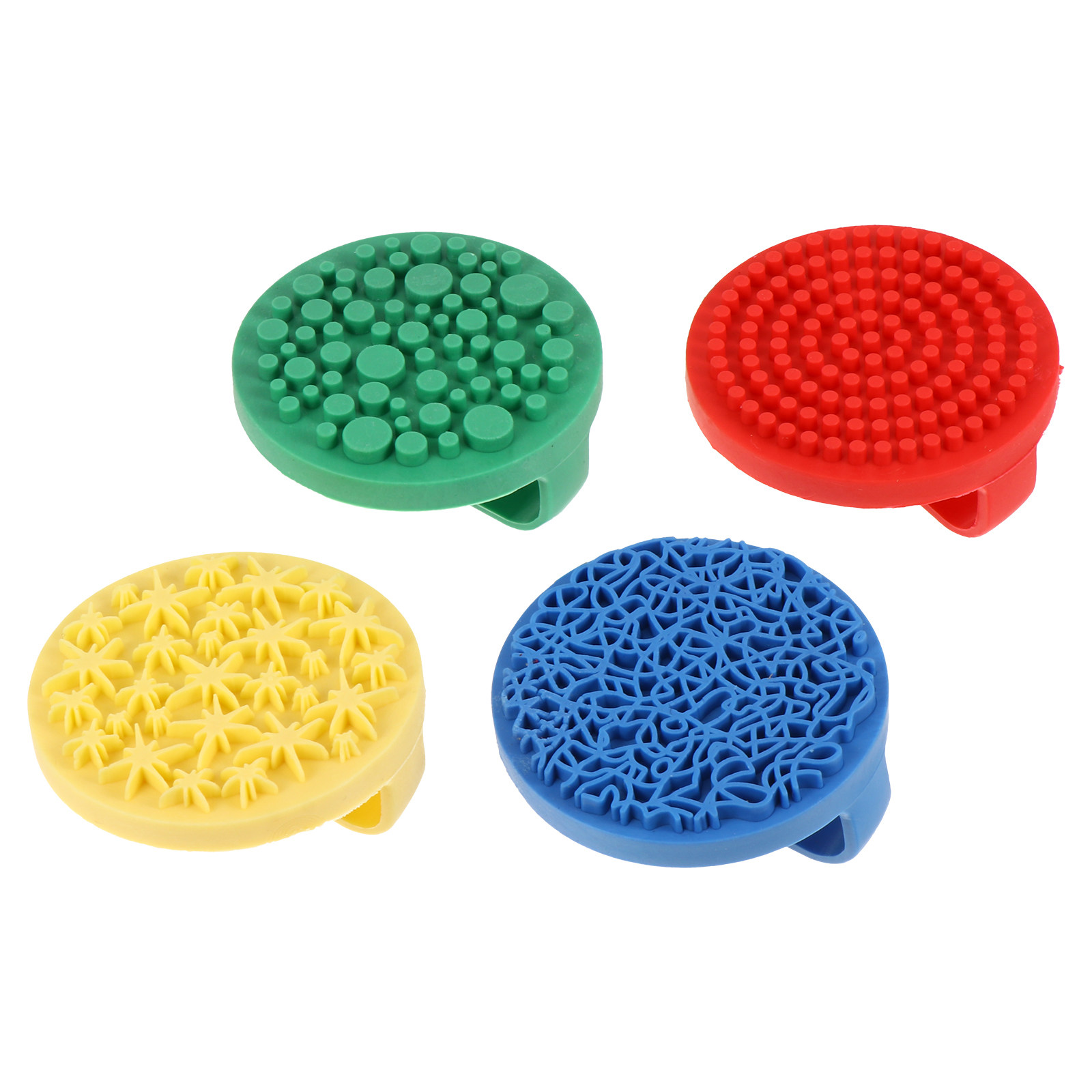 4個入り、様々なデザインのゴムスタンプ。お子様の絵画、描画、 - Kids Education Design のレビューと価格