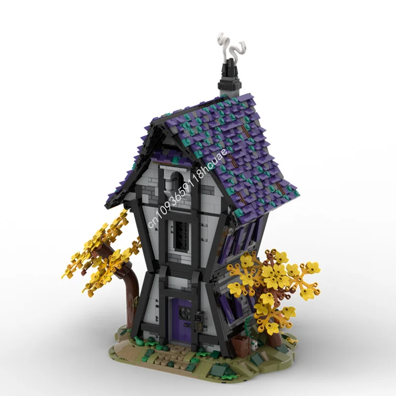 1912ピース MOC 魔女の家 ハロウィン ビルディングブ - Kids Education Design のレビューと価格